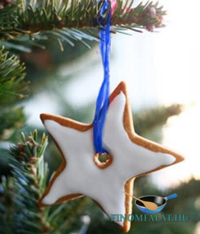 Karácsonyi mézeskalácsdísz recept